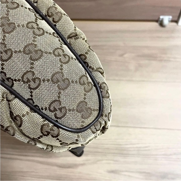 Gucci Beige and Dark Brown Shoulder Bag - Picture 6 of 12